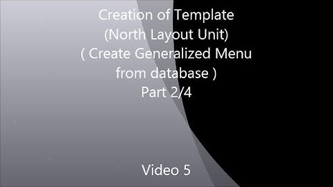 JSF Tutorial Shopping Cart : Menu Bar in North Layout Unit-primefaces,Netbeans:Video 5 - Part 2/4