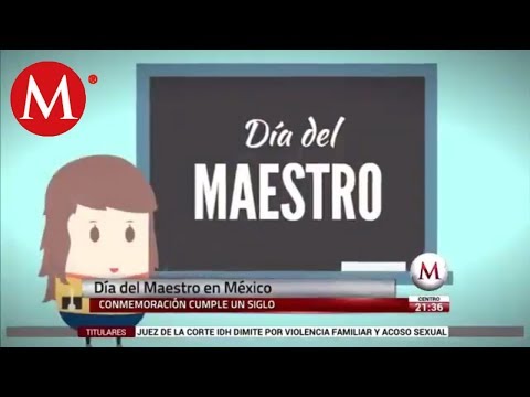 Video: ¿Cuál es la fecha exacta del Día del Maestro?