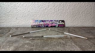 [4K] Weco Silberblüten Sprüher -  Silvester 2024/2025 - F1 - Sehr schicke Handfontänen :-)