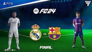 FIFA 24 - Real Madrid vs Barcelona | Supercopa da Espanha Final | PS5™ Gameplay [4K60]