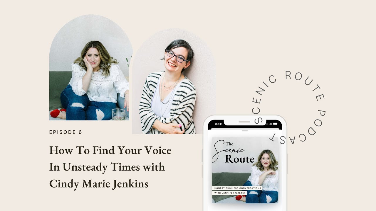 How To Find Your Voice In Unsteady Times with Cindy Marie Jenkins
