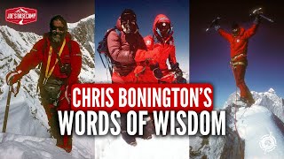 Sir Chris Bonington: From Snowdon to Climbing Mount Everest Southwest Face (Wise Words)