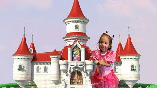 Princess Olympia turns 2!! Princess Peach Birthday Theme Party || Piñata, Cake & Candy!!