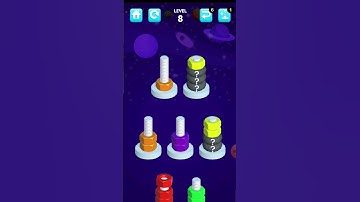 Nuts sort game level 8 #youtubeshorts #games #gaming