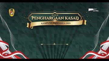 PENGHARGAAN KASAD KAMPUNG PANCASILA 2025