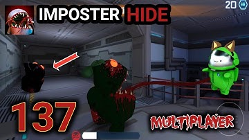 Imposter Hide 3D Online Horror Gameplay Part 137 | Among Us 3D