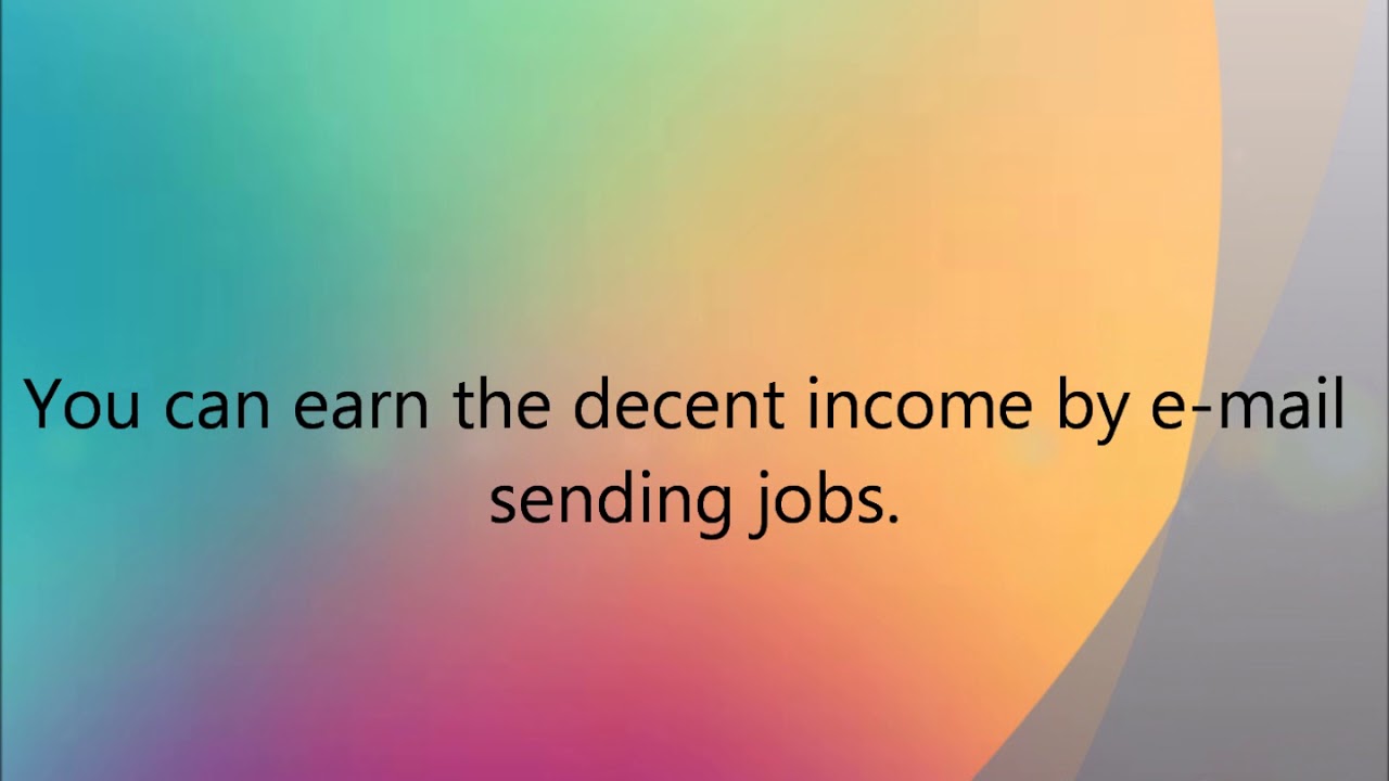 Email Sending Jobs without Registration Fees & No Investment