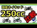 【バイク】国産250ccネイキッドを比べるぞ!!【比較動画】