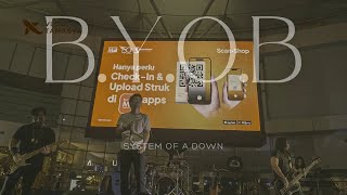 B.Y.O.B System of a down cover Live music summarecon mal serpong November band 87 NB87