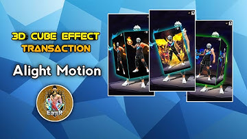 How to Make 3D Cube transaction effect In Alight Motion | 3D Cube Effect Kese Banaye Alight Motion |