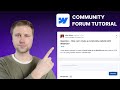 How To Create A Forum Website With Webflow 2025 (+ Free Template) - Nocode &amp; Full Design Control 🎨!
