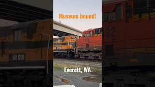 Old SD9 Locomotive Moved to a Museum!