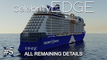How to build Celebrity Edge in Minecraft! | Part 5- All Remaining Details