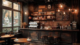 Cozy Coffee Shop Ambience with Smooth Jazz Relaxing Music to Study, Work | Jazz Instrumental