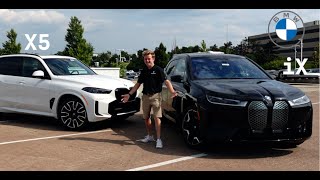 2024 BMW X5 50e vs the all electric BMW IX  Which one is right for you?