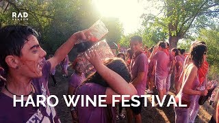 HARO WINE FESTIVAL: THE WINE BATTLE (LA BATALLA DE VINO) IN LA RIOJA, SPAIN Resimi