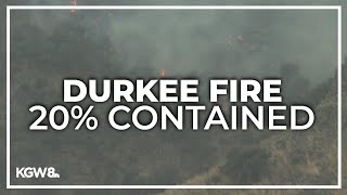Durkee Fire in eastern Oregon grows to over 284,000 acres, but firefighters make progress