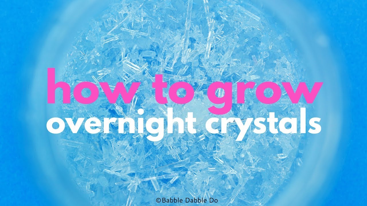 How To Grow Salt Crystals Overnight Babble Dabble Do