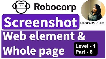 How to take screenshot using Robocorp - Level 1 Certification - Part 6