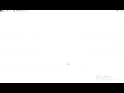 Multivariates Analysis with IBM SPSS (I)
