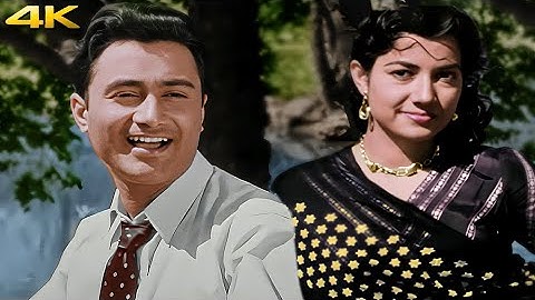 4K Color : Aankhon Hi Aankhon Mein Ishara Ho Gaya | CID | Mohammed Rafi, Geeta Dutt | Dev Anand