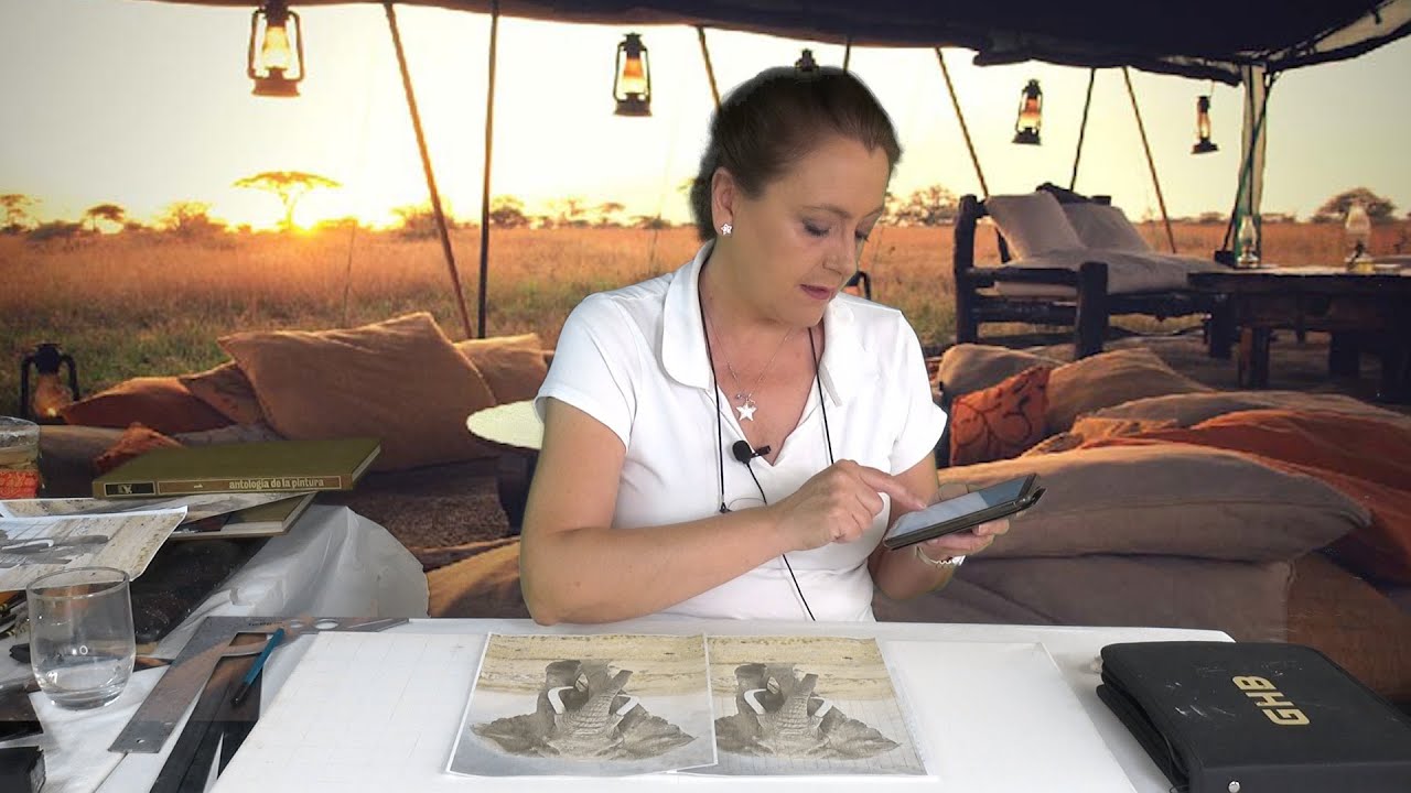 Cómo traspasar una foto a un lienzo a  escala. Sin límite de tamaño y sin hacer fotocopias