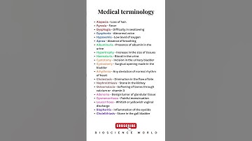 Medical terms || Medical terminology (Part - 2) #shorts