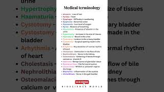 Medical Terms Medical Terminology Part - 2