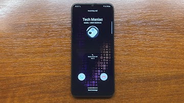 Samsung Galaxy A03s Incoming Call with Custom Call Background