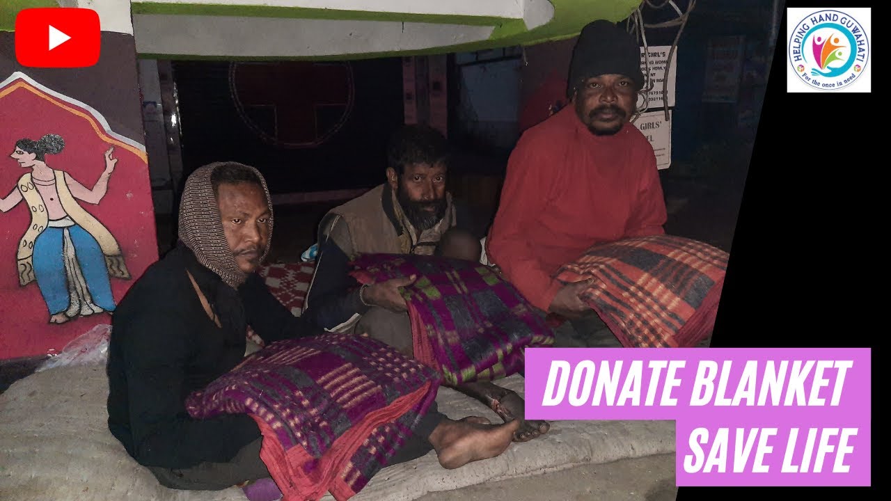 Helping Homeless people stay warm this winter by Donating Blanket.