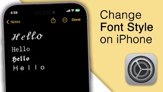How to Change Font Style on iPhone! [2023] screenshot 5