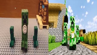 Lego Creeper Rap VS Original Creeper Rap 😒 Vilified myself @elementanimation