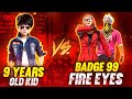 9 Year Old Challenge  Red Criminal Bundle And Fireyes Gaming - || आजा 1 vs 2 में ||Garena Freefire