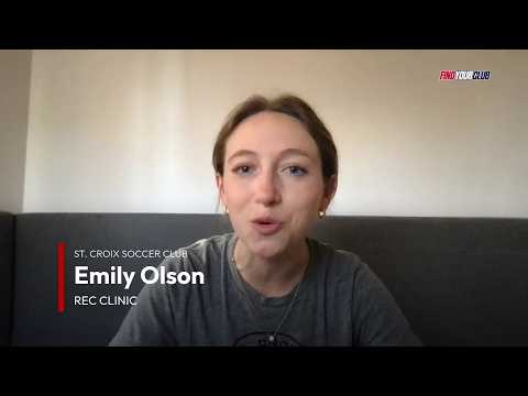 Emily Olson, St. Croix Soccer Club coach video testimonial