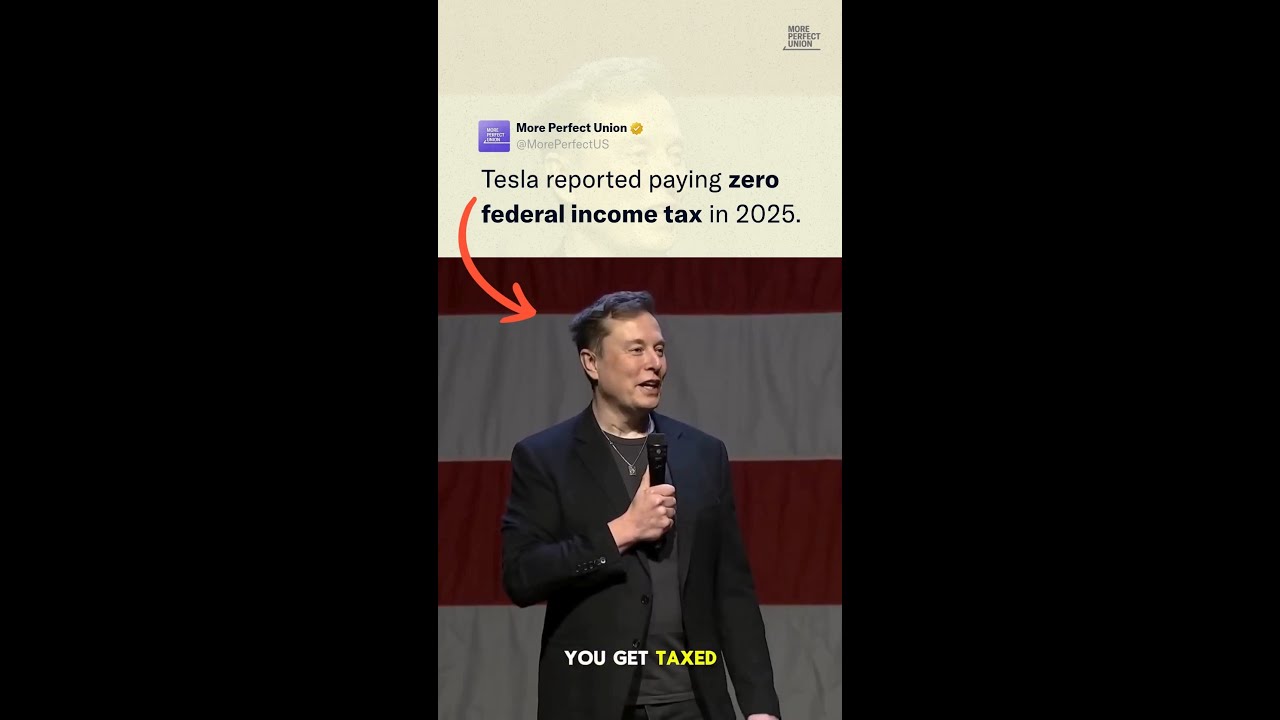 Tesla reported paying zero federal income tax in 2025