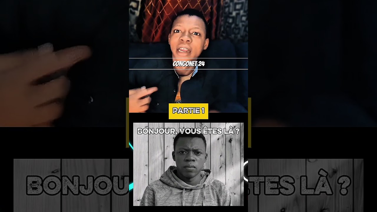 Bonjour, Vous êtes là ? #drole #humour #congo #kinshasa #video