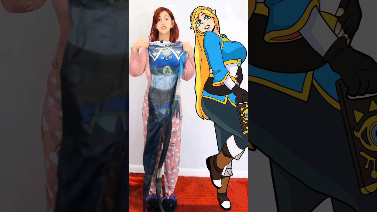 ZELDA 2D vs 3D 🧝‍♀️ #cosplay