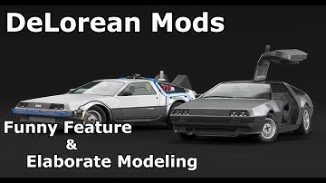 [BeamNG]DeLorean Mods Funny Feature & Elaborate Modeling(Mod recommend)