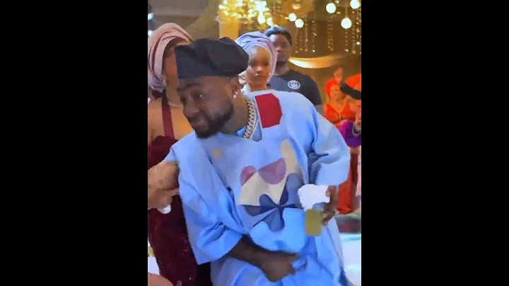Davido Steals Show With Energetic Dance Moves at Cousin's Lagos Wedding! #001