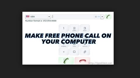 How To Make FREE Phone Calls On Your Laptop or Desktop Computer!
