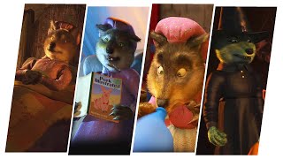 Wolfie's Evolution in the Shrek Movies