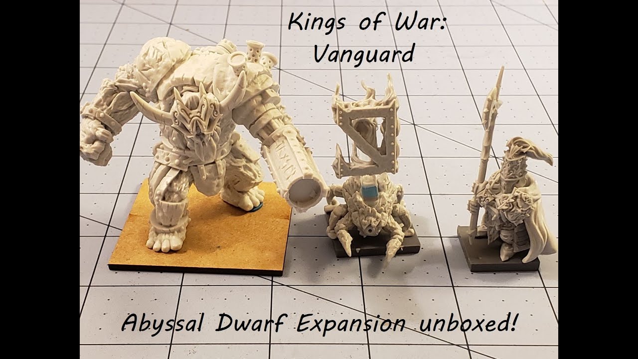 Mantic Games: Reinforcements arrive! Abyssal Dwarf Vanguard Booster!