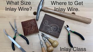 Which Wire for Silver Wire Inlay?  Where to Get It?  Inlay Classes