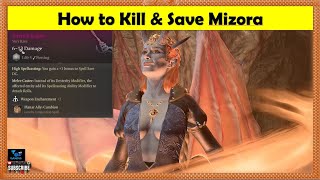 How to Kill & Save Mizora and Get Very Rare Infernal Rapier Weapon in Baldurs Gate 3