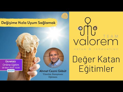 Değişime Hızla Uyum Sağlamak | Adaptasyon | Ahmet Cezmi Göbüt