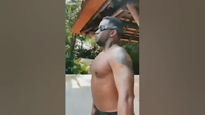 Diddy learning how to dive
