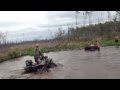 Brute and honda water wheelies