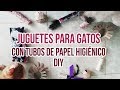 Juguetes para gatos con tubos de papel higiénico DIY | CosmicCats