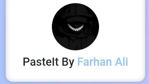 PasteIt - Introduction - My  New Project | By The Anonymous