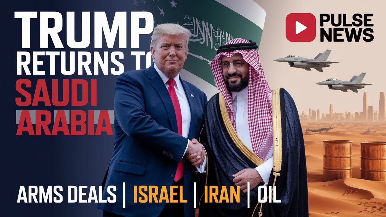 “Trump’s Bold Return to Saudi Arabia: Arms, Israel & Oil Deals | Pulse News”